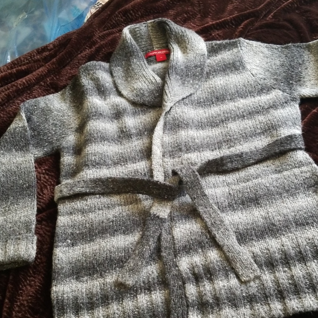 Gray Cardigan